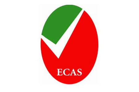 ECAS certification and approval logo