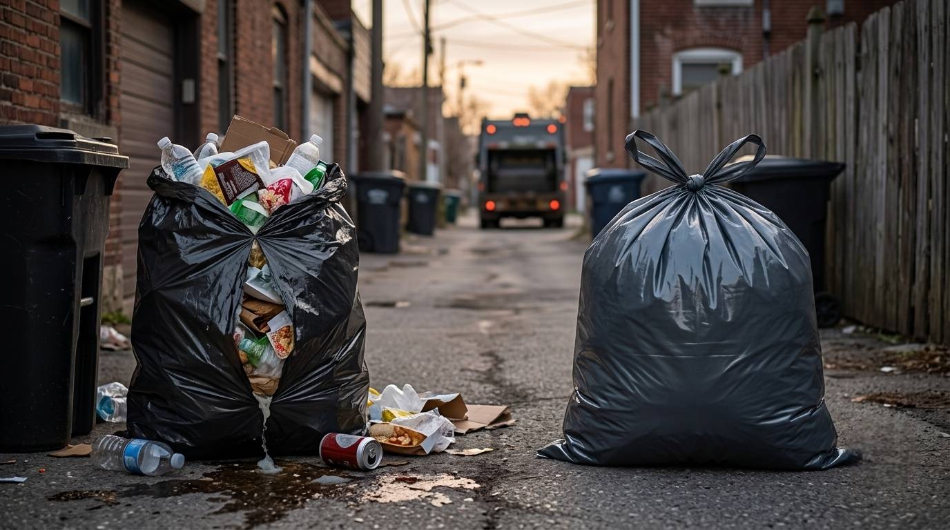 Compostable garbage bags